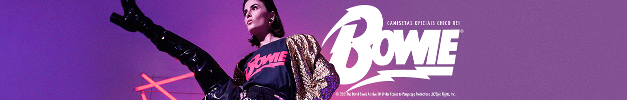 Coleção Oficial David Bowie na Chico Rei