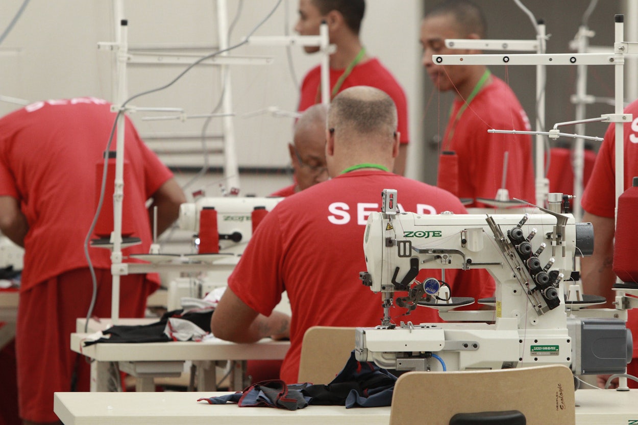 Produção na penitenciária