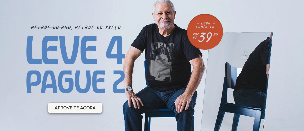 Leve 4 Camisetas e Pague 2