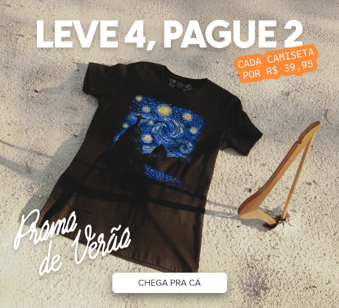 Leve 4 Camisetas e Pague 2