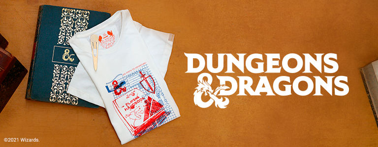 Coleção de Camisetas Dungeons & Dragons