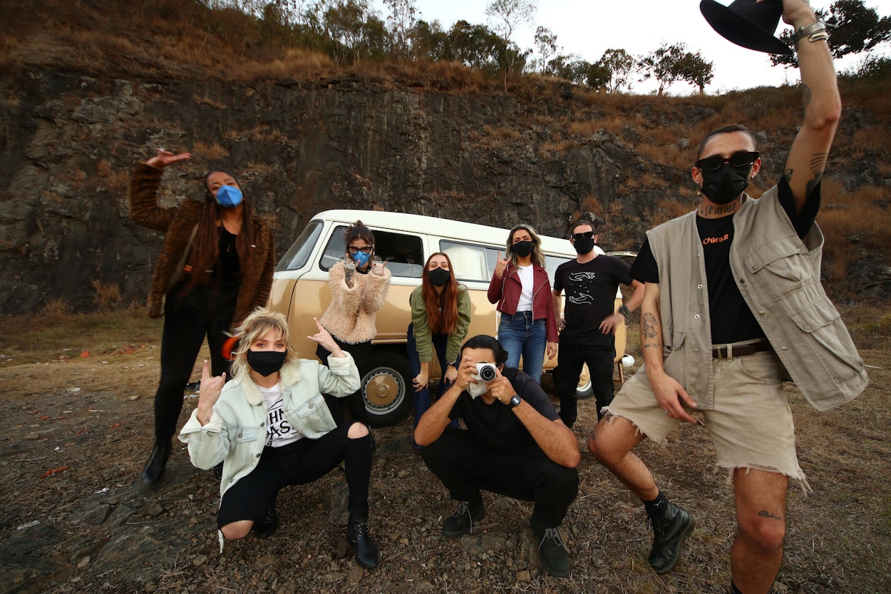 Time Chico Rei - ensaio malhas ecológicas Chico Rei Lab